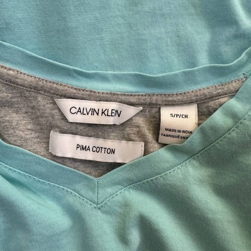 Calvin Klein Sky Blue Shirt (S) - Picture 3 of 3